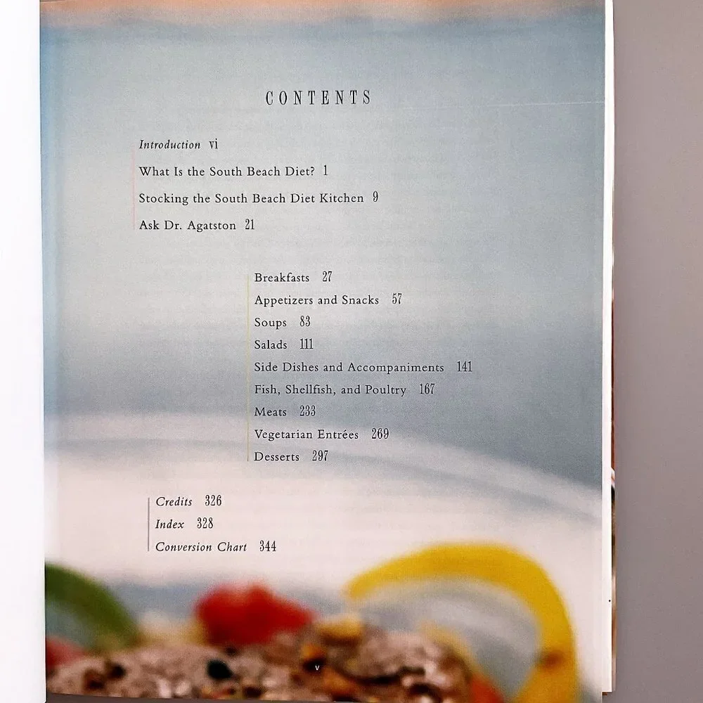SOUTH BEACH DIET COOKBOOK - BY ARTHUR AGATSTON (HARDCOVER)